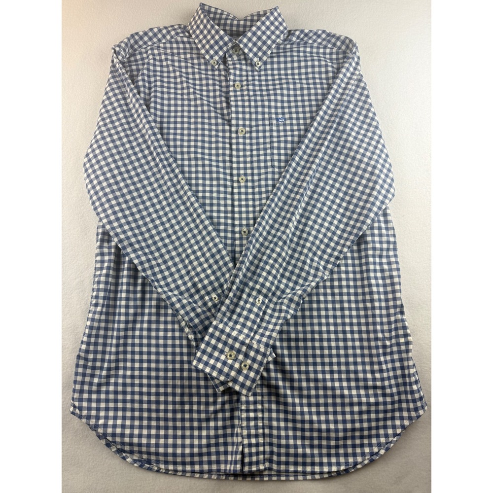 Southern Tide Gingham Check Button Down Performance Shirt - Mens
